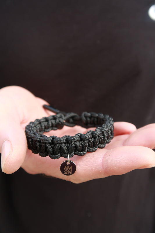 Obsidian Paracord Bracelet