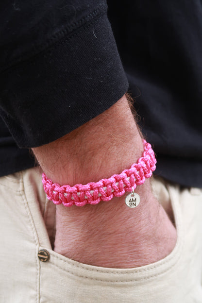 Fuchsia Paracord Bracelet