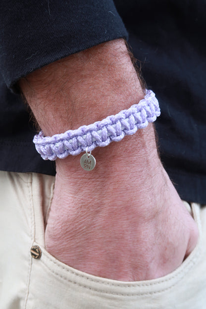 Lilac Paracord Bracelet