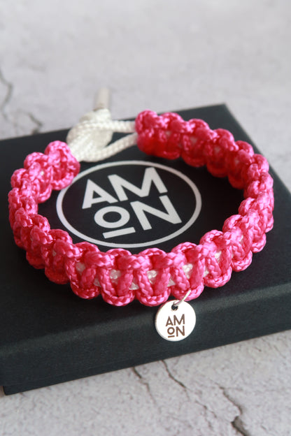 Fuchsia Paracord Bracelet