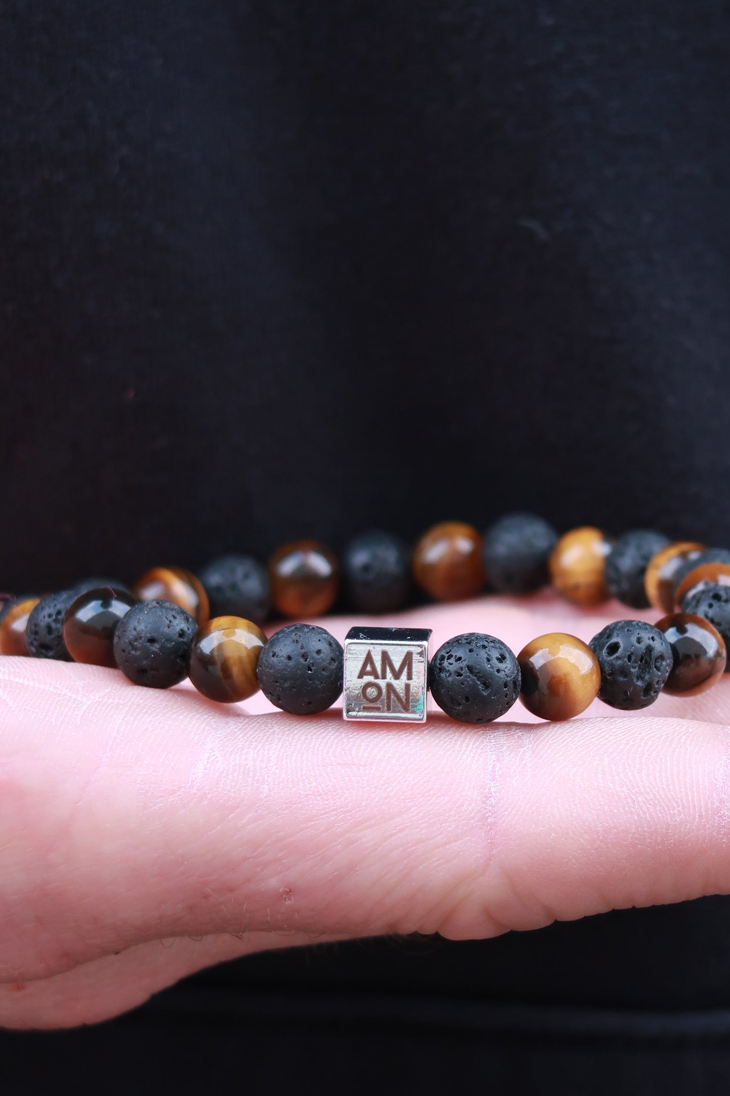 Tigers Eye / Lava Rock Bracelet