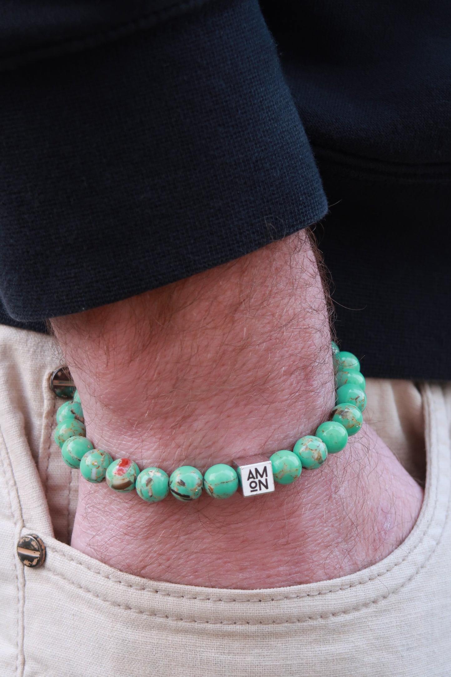 Great Barrier Reef / Turquoise Stone Bracelet