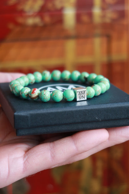 Great Barrier Reef / Turquoise Stone Bracelet